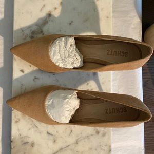 - Never worn Schutz Nude Heels